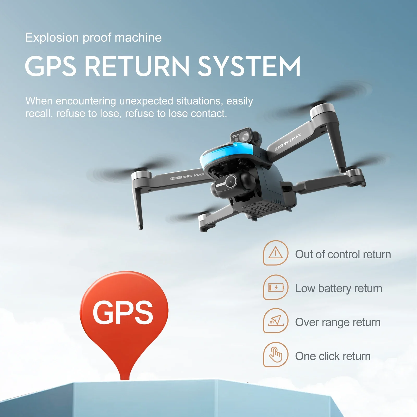 NIEUWE S9S MAX MINI Drone 4K 2 - Drone Gimbal 2 Axis recensie en prijs