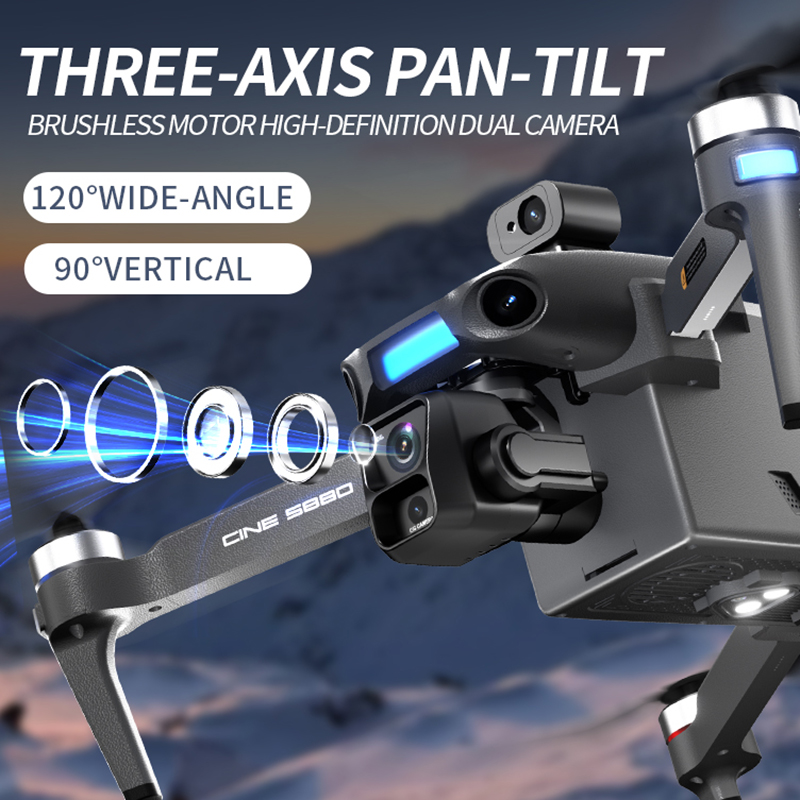 2026 Nieuwe 8K Dual Camera Dro - Drone Gimbal Brushless recensie en prijs
